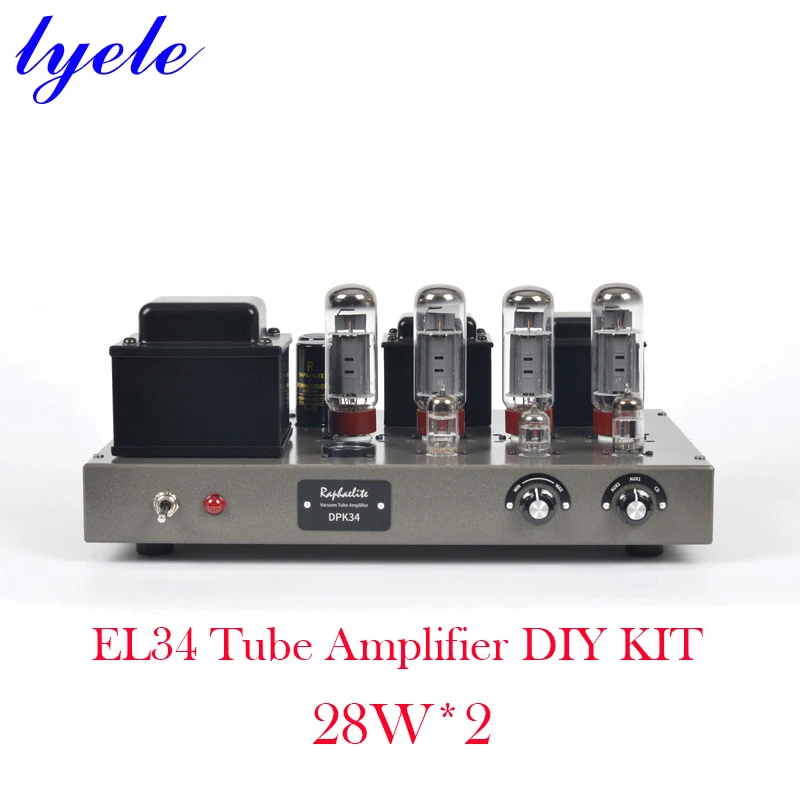 Lyele Audio EL34 Vacuum Tube Amplifier DIY Kit HIFI Sound Amplifier Push Pull Vacuum Tube AMP Audio 28W*2 12AT7 6N3 EL34 5AR4
Lyele Audio EL34 Vacuum Tube Amplifier DIY Kit HIFI Sound Amplifier Push Pull Vacuum Tube AMP Audio 28W*2 12AT7 6N3 EL34 5AR4