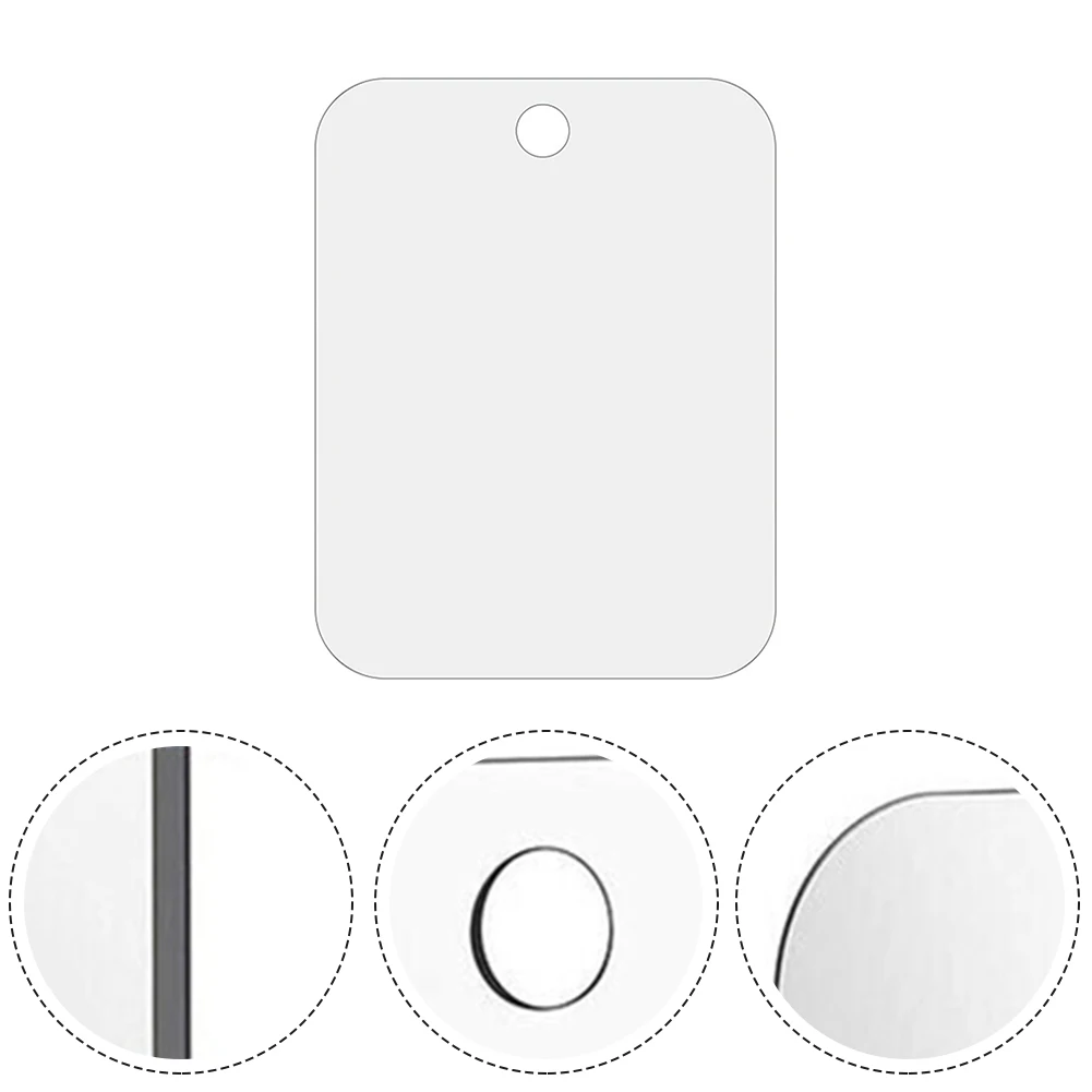 Anti Fog Shower Mirror Portable Bathroom Mirror Shaving Mirror Wall Mounted Handheld Single Sided White Suitable For Travel
Anti Fog Shower Mirror Portable Bathroom Mirror Shaving Mirror Wall Mounted Handheld Single Sided White Suitable For Travel