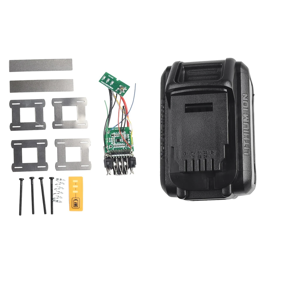 DCB200 Battery Plastic Case PCB Charging Board 10x21700 Liion Reliable Part for Battery Repair Suitable for De walt 18V
DCB200 Battery Plastic Case PCB Charging Board 10x21700 Liion Reliable Part for Battery Repair Suitable for De walt 18V