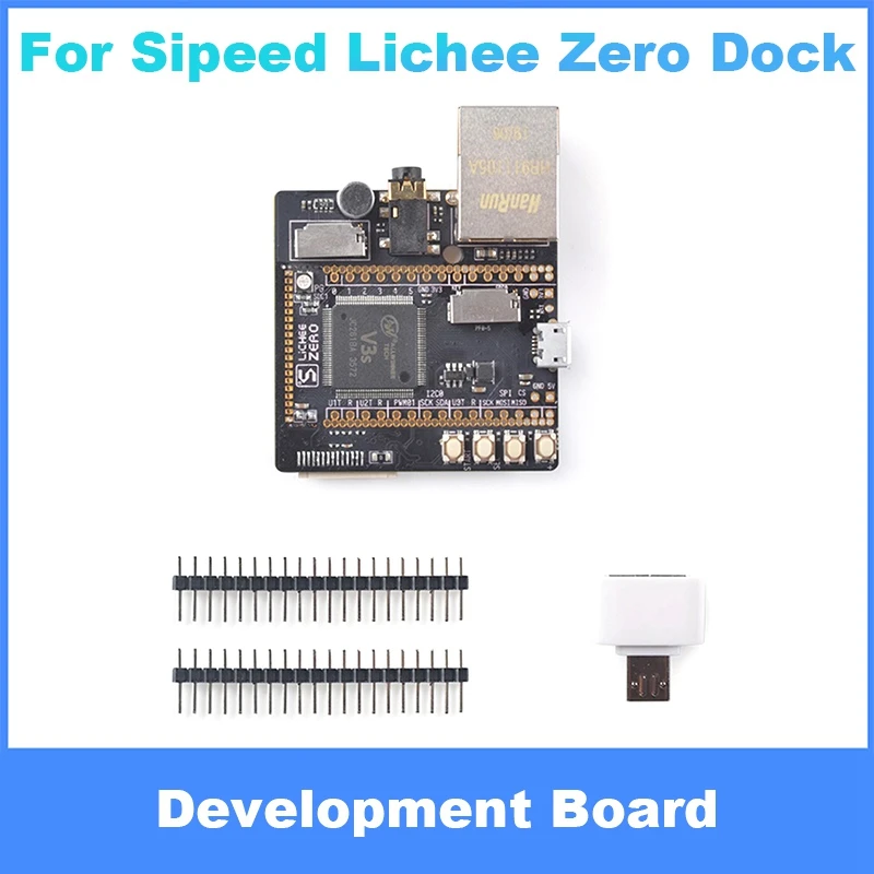 Плата расширения материнской платы для Sipeed Lichee Zero Dock V3S, макетная плата для Linux, программирование основной платы
Плата расширения материнской платы для Sipeed Lichee Zero Dock V3S, макетная плата для Linux, программирование основной платы