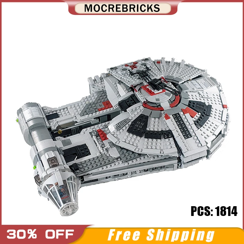 Конструктор MOC Space Wars, модель космического корабля, строительный блок для сборки, военный самолет MOC, образовательная игрушка, подарок
Конструктор MOC Space Wars, модель космического корабля, строительный блок для сборки, военный самолет MOC, образовательная игрушка, подарок