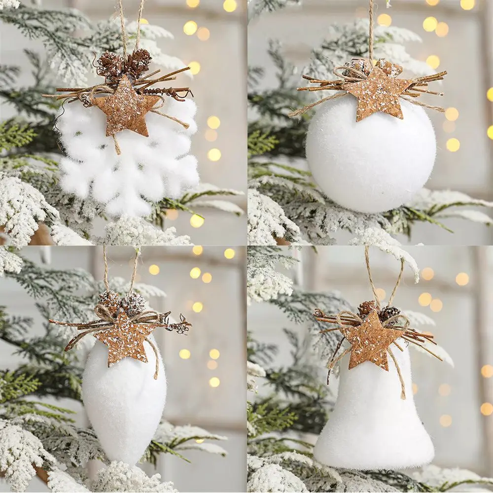 

Рождественские снежинки, капли воды, искусственные подарочные шары, подвесные елки, украшения для рождественской елки
