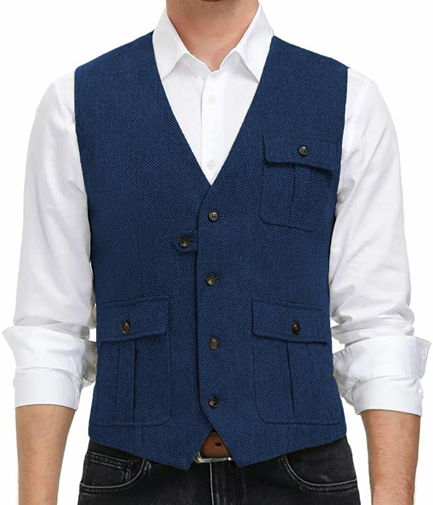 Herringbone Men's Vests For Men Wool Tweed Casual Waistcoat Formal Business Vest For Groomsmen For Wedding Men Vest
Herringbone Men's Vests For Men Wool Tweed Casual Waistcoat Formal Business Vest For Groomsmen For Wedding Men Vest