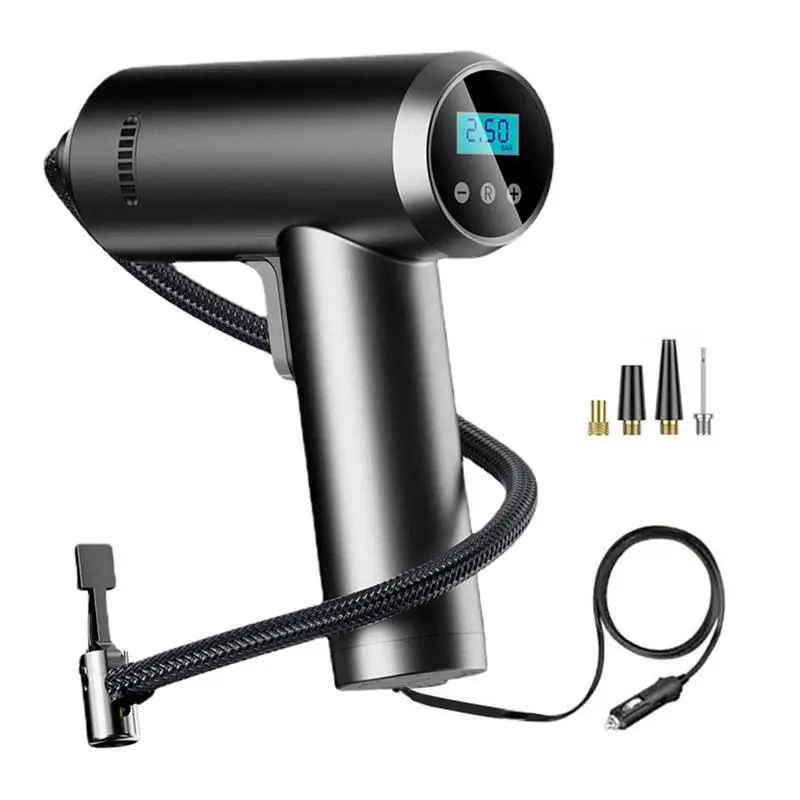 Car Air Pump LED Light Tire Pump Portable For Car Real-Time Digital Screen 150 PSI Electric Inflatable Pump For Car Bike Boat
Car Air Pump LED Light Tire Pump Portable For Car Real-Time Digital Screen 150 PSI Electric Inflatable Pump For Car Bike Boat