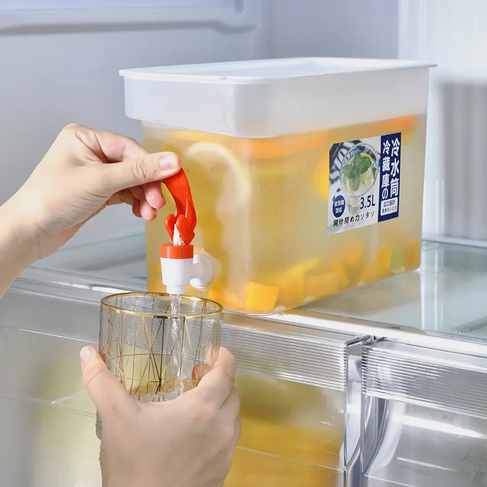 New Large Refrigerator Cold Kettle With Faucet Lemonade Bottle Drinkware Kettle Pot Beverage Dispenser Cool Water Bucket Kitche
New Large Refrigerator Cold Kettle With Faucet Lemonade Bottle Drinkware Kettle Pot Beverage Dispenser Cool Water Bucket Kitche