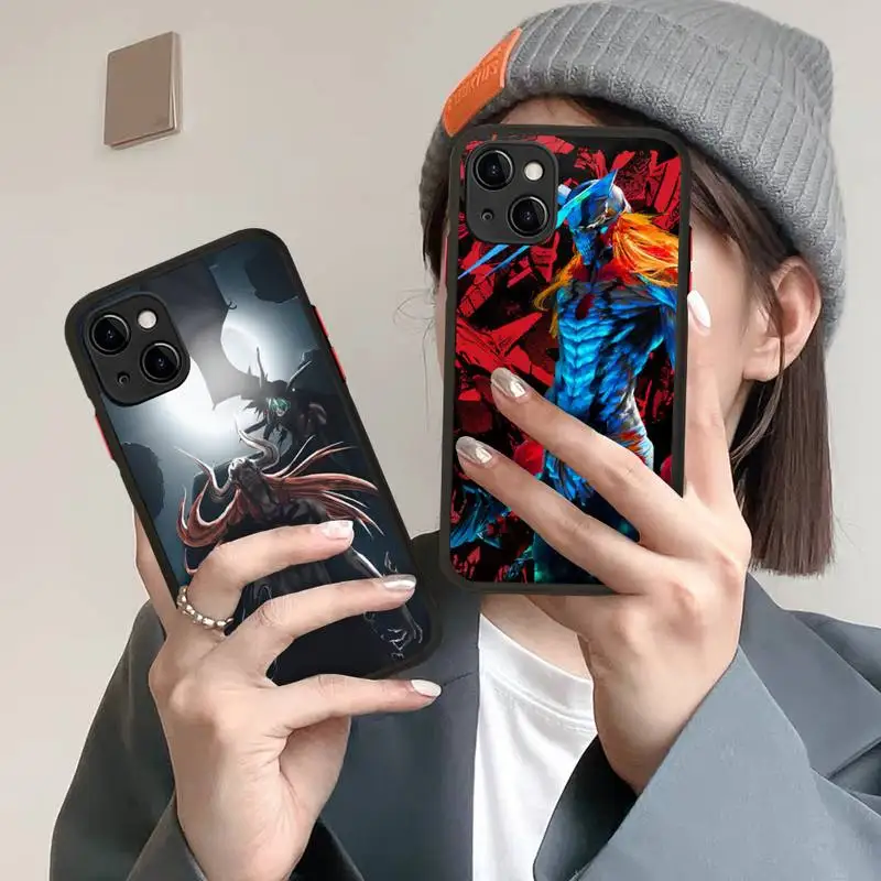 Anime Bleach Kurosaki Ichigo Phone Case for iPhone X XR XS 7 8 Plus 11 12 13 pro MAX 13mini Translucent Matte Case
Anime Bleach Kurosaki Ichigo Phone Case for iPhone X XR XS 7 8 Plus 11 12 13 pro MAX 13mini Translucent Matte Case