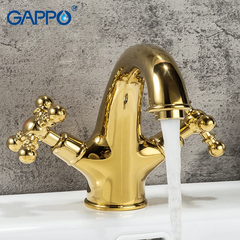GAPPO Bathroom Basin Faucet Washbasin Sink Tap Plum Blossom Dual Handle Mixer Hot and Cold Water Crane Deck Mounted torneira
GAPPO Bathroom Basin Faucet Washbasin Sink Tap Plum Blossom Dual Handle Mixer Hot and Cold Water Crane Deck Mounted torneira