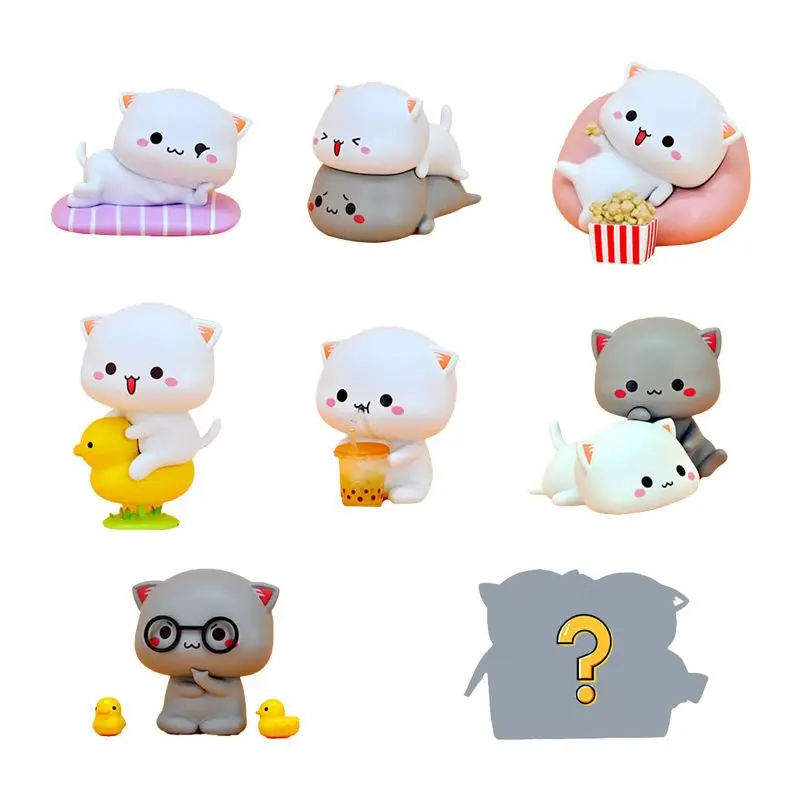 

Mitao Cat Lucky Cat Cheap Cute Cat Blind Box Cute Cartoon Doll Figure Boy Birthday Gift Christmas Present Model Toys