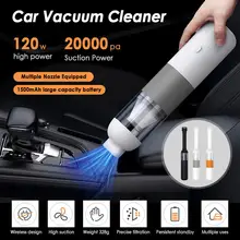 Powerful Car Vacuum Cleaner High Power Strong Suction Mini Wireless Handheld Vacuum Cleaner Multi-functional 20000Pa 3 in 1