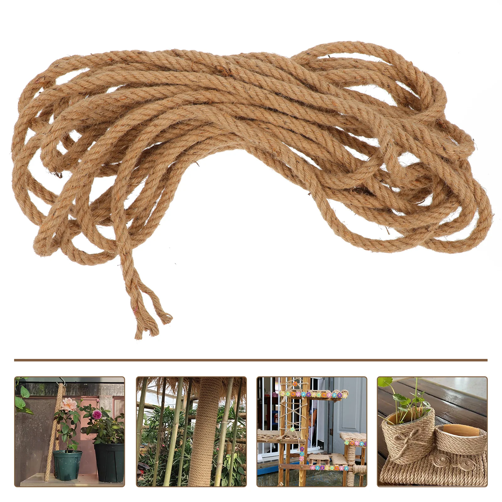 Rope Twine String Jute Crafts Gift Wrapping Post Gardening Hanger Picture Climbing Thick Cat Natural Bundling Ribbon Scratch
Rope Twine String Jute Crafts Gift Wrapping Post Gardening Hanger Picture Climbing Thick Cat Natural Bundling Ribbon Scratch