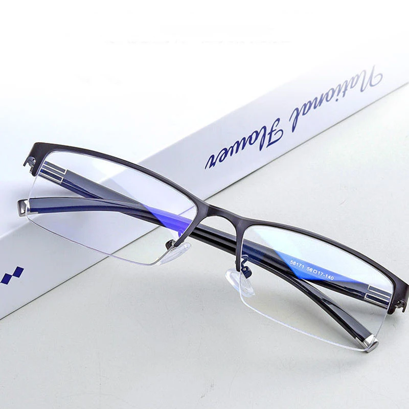 Metal Half Frame Myopia Glasses Square Myopia Glasses Men Women Anti Blue Light Myopia Eyewear Glasses Diopter 0 -1.0 To 6.0
Metal Half Frame Myopia Glasses Square Myopia Glasses Men Women Anti Blue Light Myopia Eyewear Glasses Diopter 0 -1.0 To 6.0