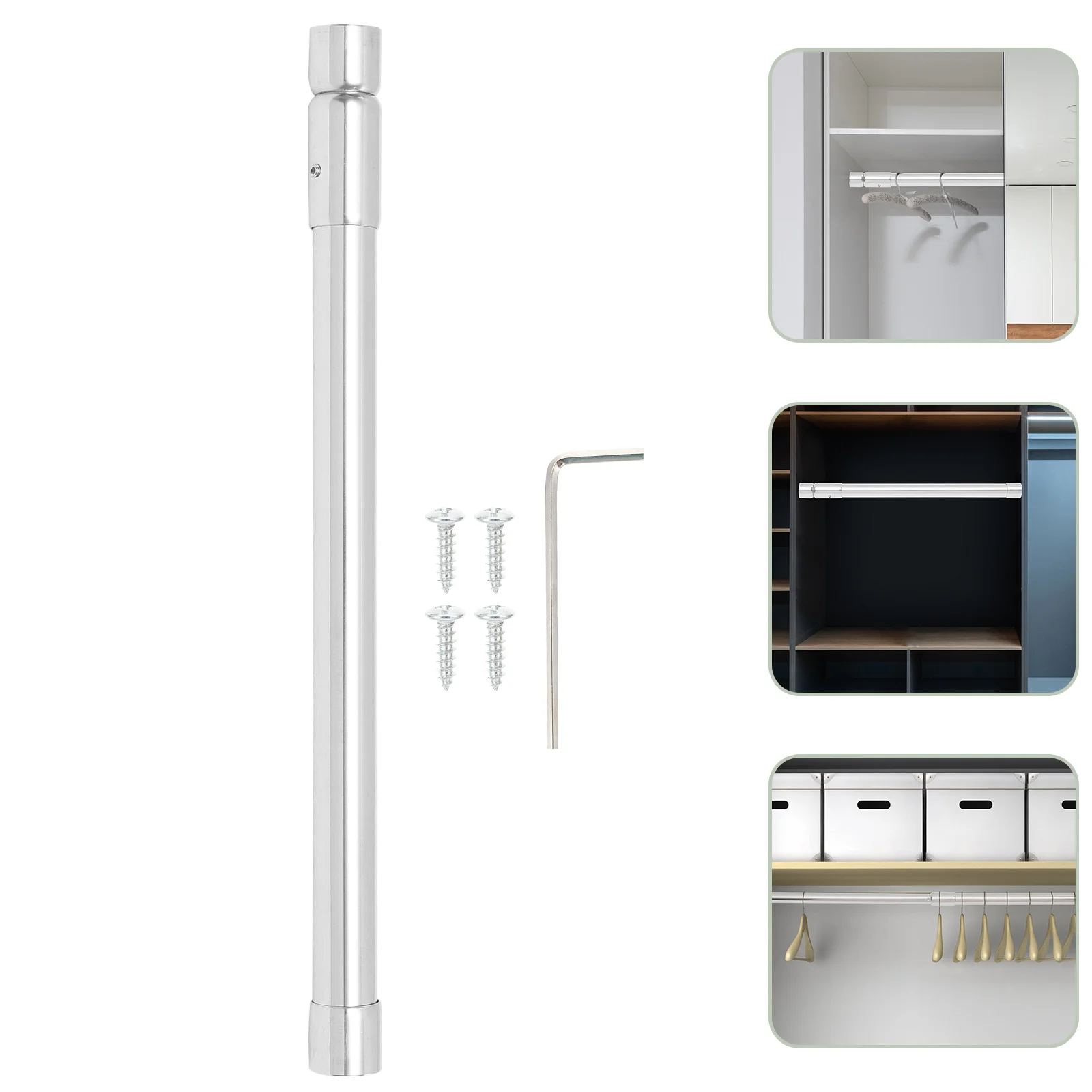 Rod Wardrobe Closet Clothes Curtain Hanger Pole Tension Bar Rail Rods Adjustable Hanging Rackclothing Drying Cupboard Window
Rod Wardrobe Closet Clothes Curtain Hanger Pole Tension Bar Rail Rods Adjustable Hanging Rackclothing Drying Cupboard Window