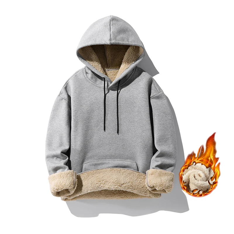 Winter Fleece Hoodies Men 2023 Cashmere Thickened Warm Casual Sweatshirt Women Brand Autumn Solid Color Pullovers Coat Male Tops
Winter Fleece Hoodies Men 2023 Cashmere Thickened Warm Casual Sweatshirt Women Brand Autumn Solid Color Pullovers Coat Male Tops