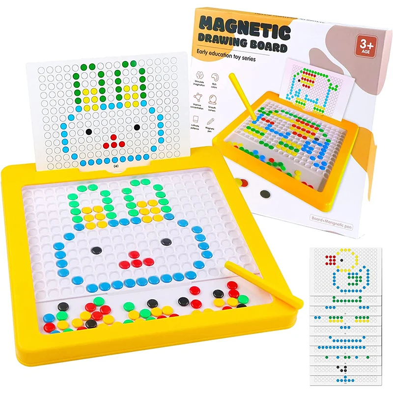 Magnetic Drawing Board for Toddlers Magnetic Doodle Board with Magnetic Pen and Beads Montessori Educational Toys for Kids 1 2 3
Magnetic Drawing Board for Toddlers Magnetic Doodle Board with Magnetic Pen and Beads Montessori Educational Toys for Kids 1 2 3