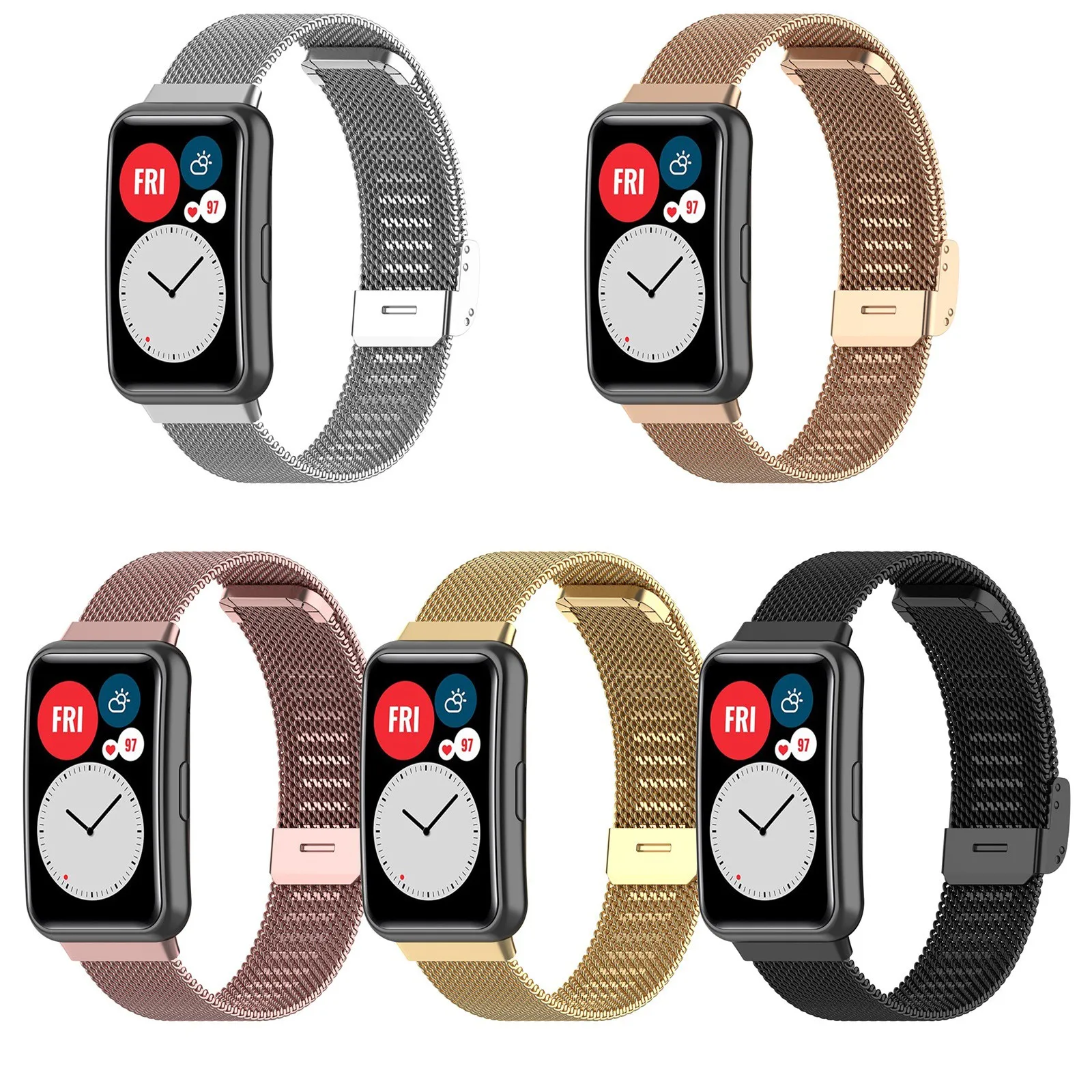 Milanese Band For Huawei Watch FIT Strap Accessories stainless steel metal Sliding buckle bracelet Huawei Watch fit 2020 Strap
Milanese Band For Huawei Watch FIT Strap Accessories stainless steel metal Sliding buckle bracelet Huawei Watch fit 2020 Strap