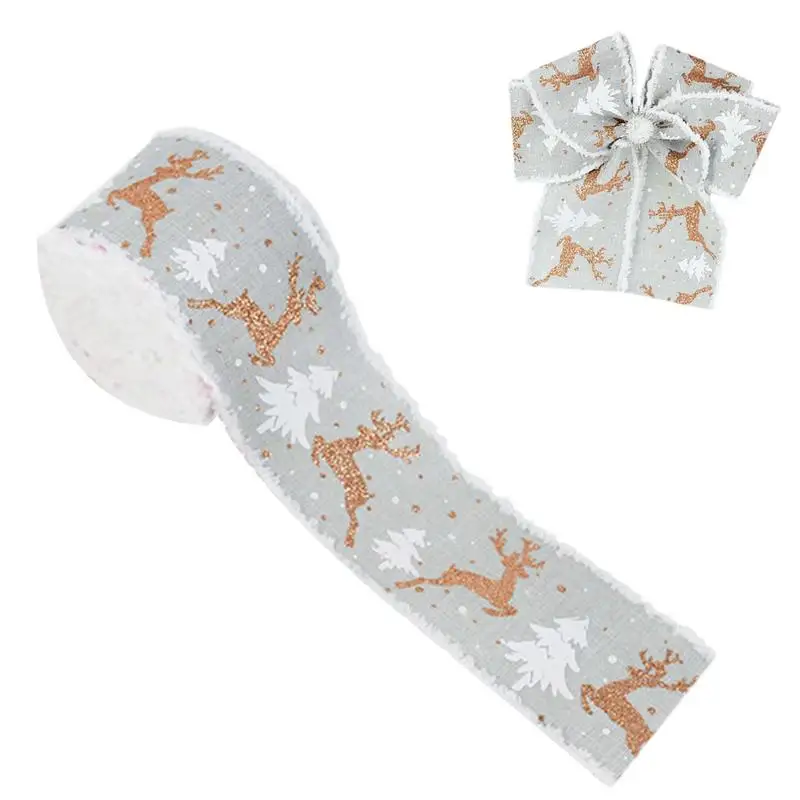 Wired Edge Ribbon Christmas Christmas Deer Item Rolls Wired Ribbon Christmas Wired Ribbon 5 Yard For Gift Package Wrapping Hair
Wired Edge Ribbon Christmas Christmas Deer Item Rolls Wired Ribbon Christmas Wired Ribbon 5 Yard For Gift Package Wrapping Hair