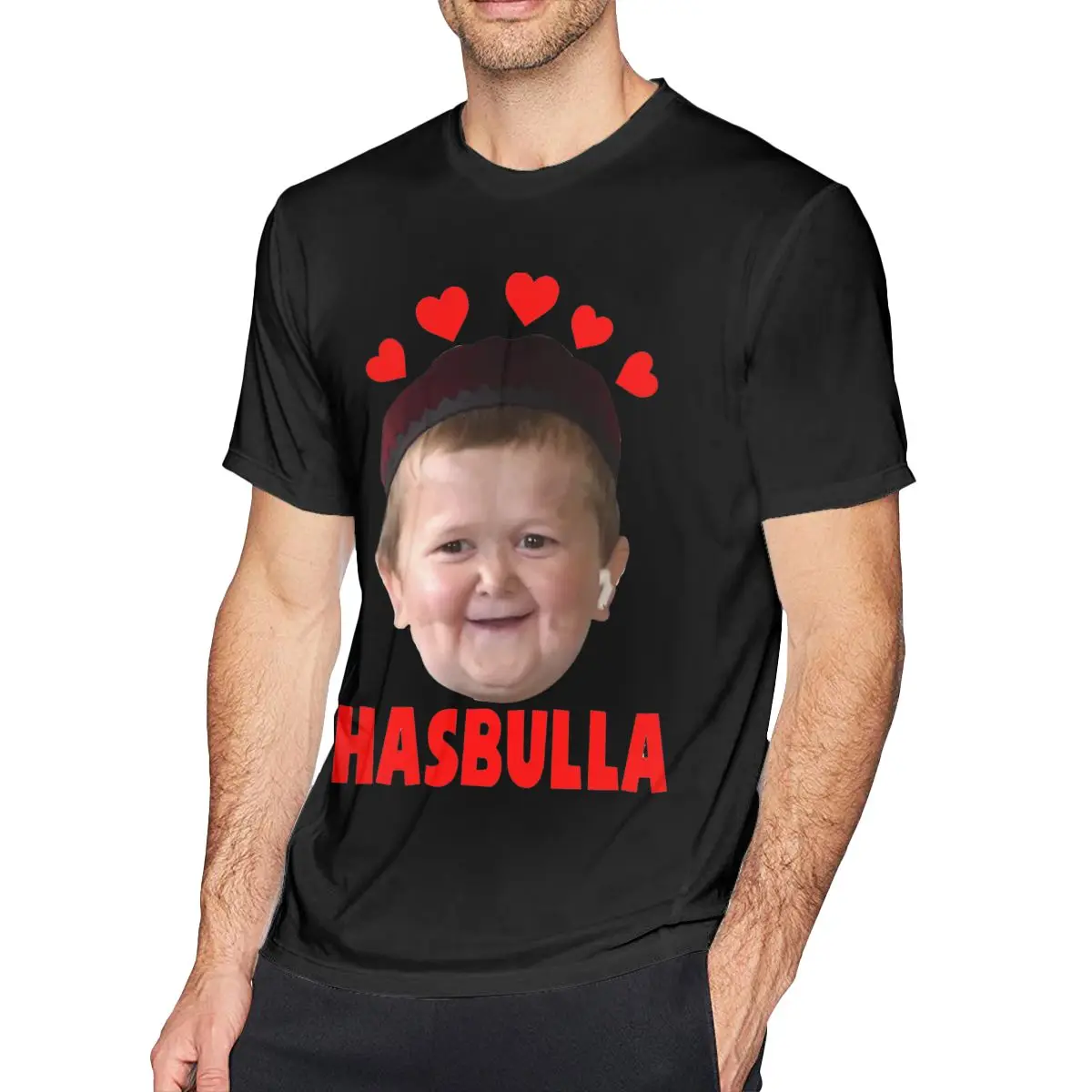 Men's Love Meme Hasbulla T Shirts Pure Cotton Clothes Awesome Short Sleeve Crewneck Tee Shirt Summer T-Shirts
Men's Love Meme Hasbulla T Shirts Pure Cotton Clothes Awesome Short Sleeve Crewneck Tee Shirt Summer T-Shirts