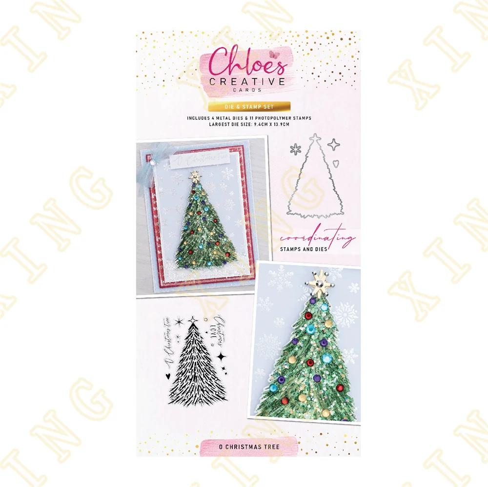Christmas Tree Cutting Dies and Stamps Scrapbook Diary Decoration Stencil Embossing Template Diy Greeting Card Handmade 2022
Christmas Tree Cutting Dies and Stamps Scrapbook Diary Decoration Stencil Embossing Template Diy Greeting Card Handmade 2022
