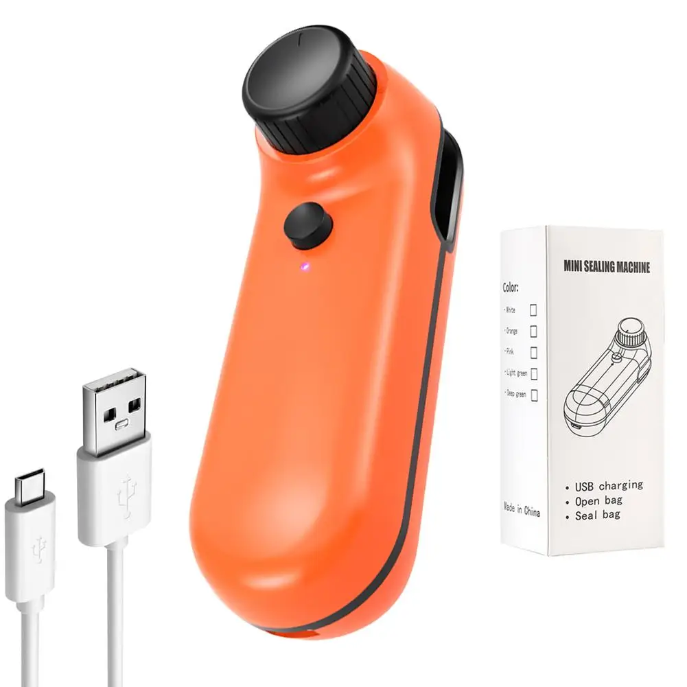 1PC Portable Knob Mini Bag Sealer Usb Rechargeable Portable Handheld Heat Vacuum Sealer Kitchen Gadget
1PC Portable Knob Mini Bag Sealer Usb Rechargeable Portable Handheld Heat Vacuum Sealer Kitchen Gadget