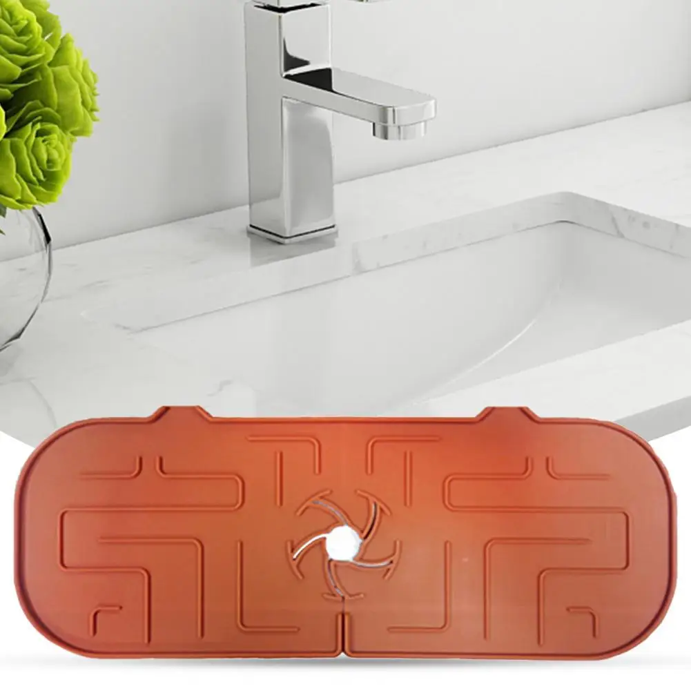 Lightweight Useful Faucet Splash Catcher Sink Water Drain Mat Silicone Faucet Splash Mat Ultra-thick for Restaurant
Lightweight Useful Faucet Splash Catcher Sink Water Drain Mat Silicone Faucet Splash Mat Ultra-thick for Restaurant