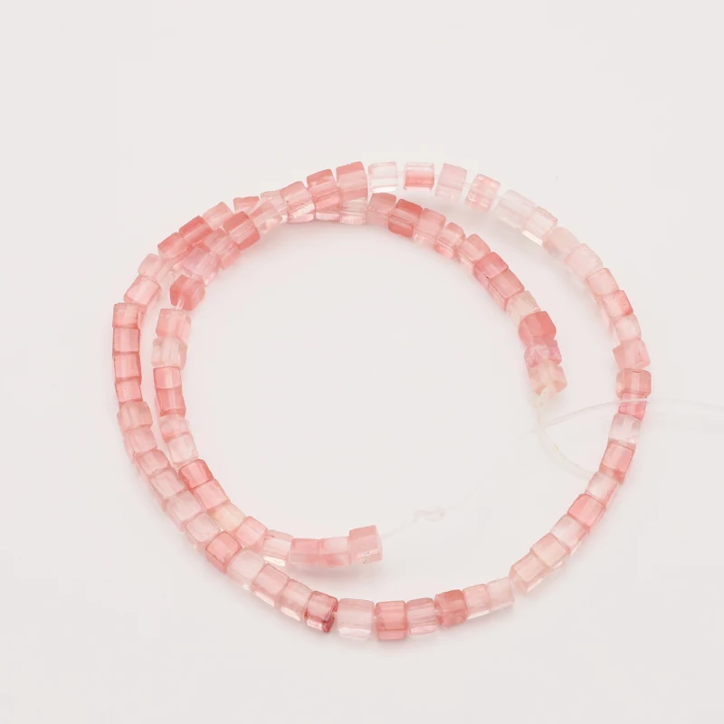 4.2mm/Natural Stone Watermelon Red Crystal Square Beads for Jewelry Making Perles Gem Loose Beads Diy Bracelet Necklace
4.2mm/Natural Stone Watermelon Red Crystal Square Beads for Jewelry Making Perles Gem Loose Beads Diy Bracelet Necklace