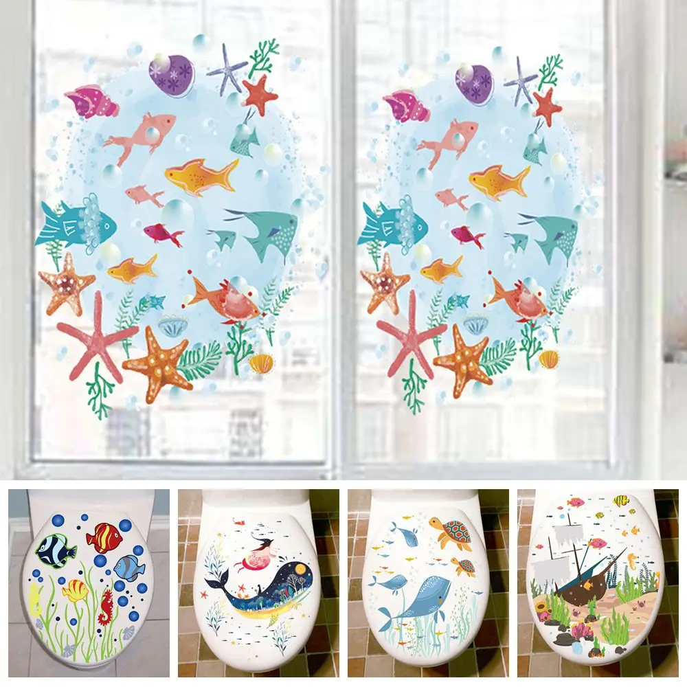 3D Bathroom Home Decor Commode Ornament Cartoon Fish Underwater world Sea-lives Decals Toilet Stickers
3D Bathroom Home Decor Commode Ornament Cartoon Fish Underwater world Sea-lives Decals Toilet Stickers
