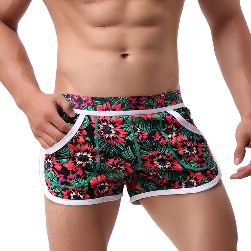 Mens Shorts Tribute Cotton Men Homewear Flower Print Cuecas Underpants for Gay Plus Size Arrow Shorts
Mens Shorts Tribute Cotton Men Homewear Flower Print Cuecas Underpants for Gay Plus Size Arrow Shorts