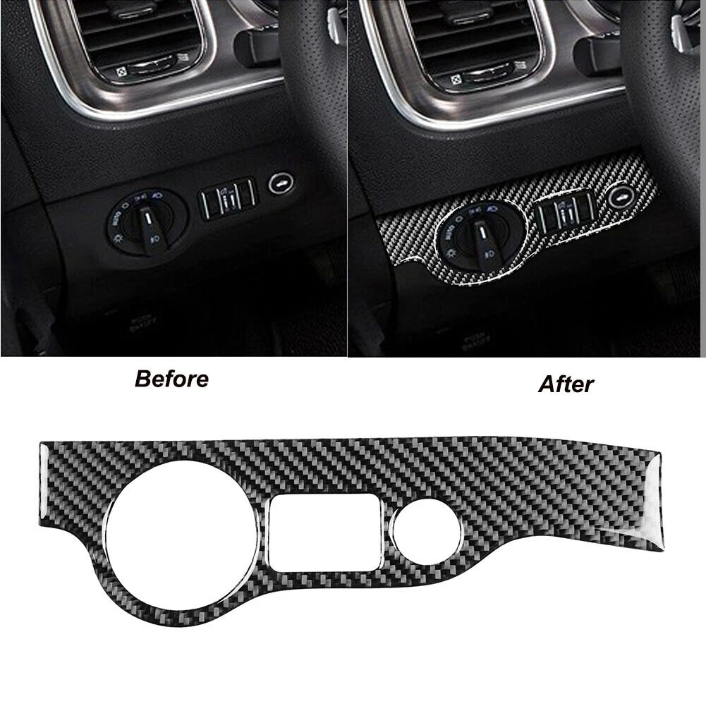 For Dodge Challenger Charger Headlight Switch Cover Trim 1pcs Brand New Durable High Quality Real Carbon Fiber
For Dodge Challenger Charger Headlight Switch Cover Trim 1pcs Brand New Durable High Quality Real Carbon Fiber