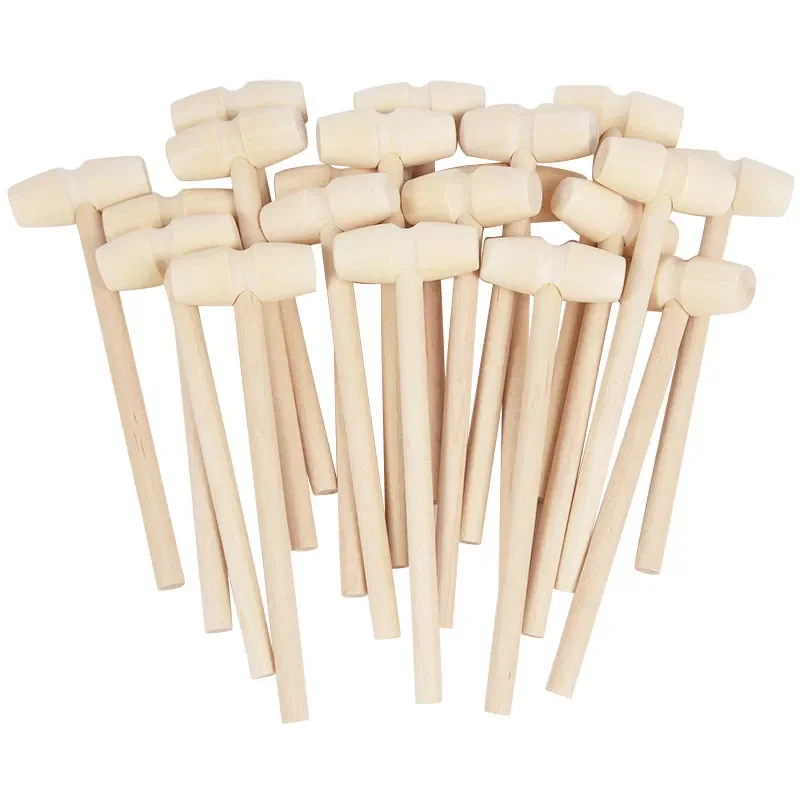 5Pcs Mini Wood Hammer Crackers Balls Kids Pounding Toy Pounder Wooden Craft Tools Chocolate Breakable Cake Mallet
5Pcs Mini Wood Hammer Crackers Balls Kids Pounding Toy Pounder Wooden Craft Tools Chocolate Breakable Cake Mallet