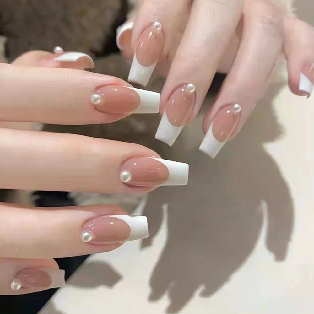 Newly Pearl Fake Nails Sweet Style Long Paragraph Manicure Save Time False Nails Manicure Salon DIY Art Artificial Nails 24PCS
Newly Pearl Fake Nails Sweet Style Long Paragraph Manicure Save Time False Nails Manicure Salon DIY Art Artificial Nails 24PCS