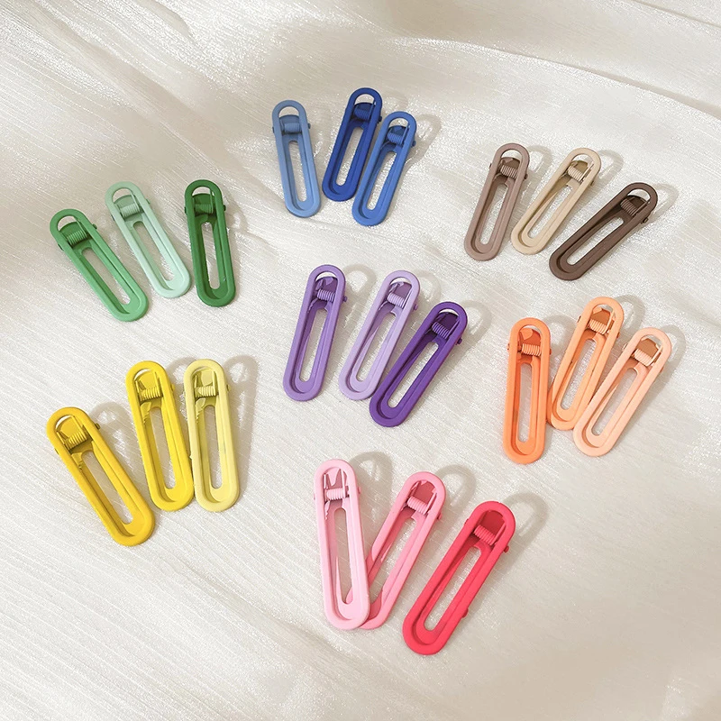 New 3Pcs Candy color Girls ins wind Hairpins Female Side Duckbill Clip bb clip Hairpin Bangs Clip Small Card Hair Accessories
New 3Pcs Candy color Girls ins wind Hairpins Female Side Duckbill Clip bb clip Hairpin Bangs Clip Small Card Hair Accessories