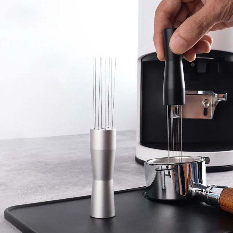 1Pcs Espresso Stirrer Stainless Steel Coffee Utensils Black/Silver Cafe Powder Distributor Durable Kitchen Accessories
1Pcs Espresso Stirrer Stainless Steel Coffee Utensils Black/Silver Cafe Powder Distributor Durable Kitchen Accessories