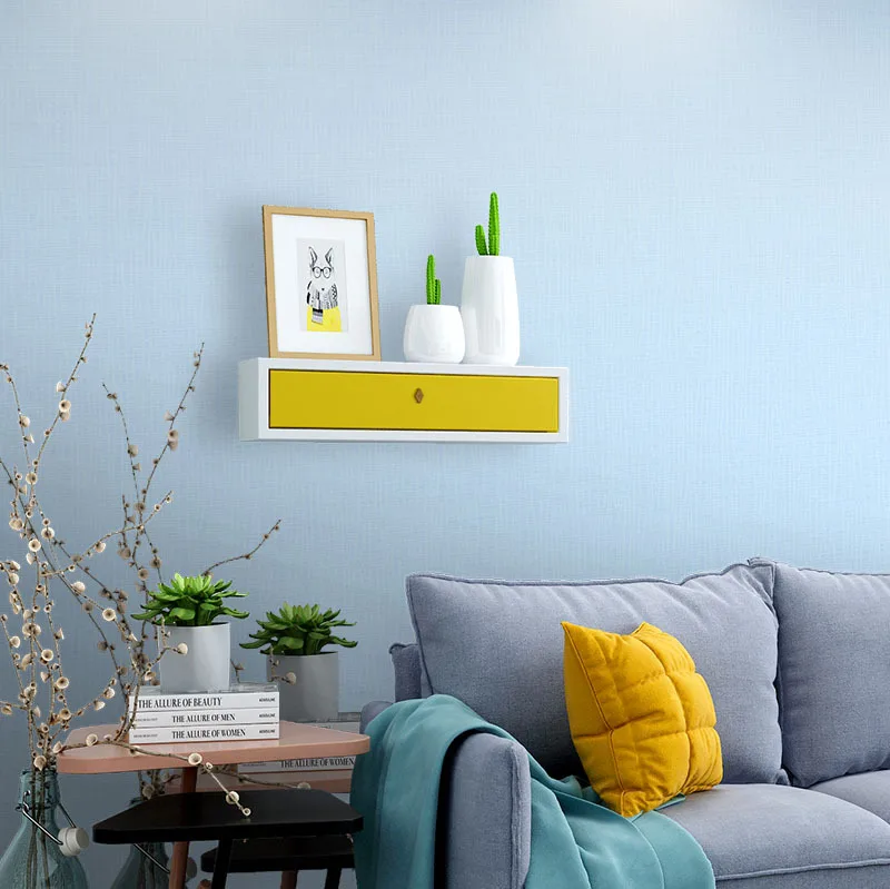 Contemporary and contracted pure color sky blue light blue kindergarten children room Nordic ins plain coloured wallpaper wall 
Contemporary and contracted pure color sky blue light blue kindergarten children room Nordic ins plain coloured wallpaper wall