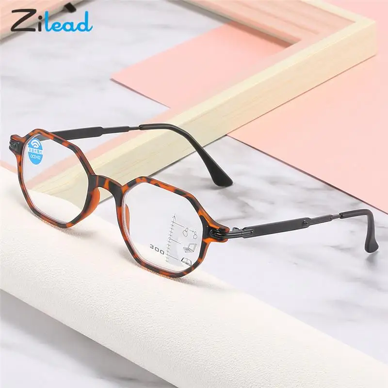 Zilead Multifocal Progressive Reading Glasses Men Women Anti Blue UV Protect Reading Eyesglasses Metal Frame Presbyopic Eyewear
Zilead Multifocal Progressive Reading Glasses Men Women Anti Blue UV Protect Reading Eyesglasses Metal Frame Presbyopic Eyewear