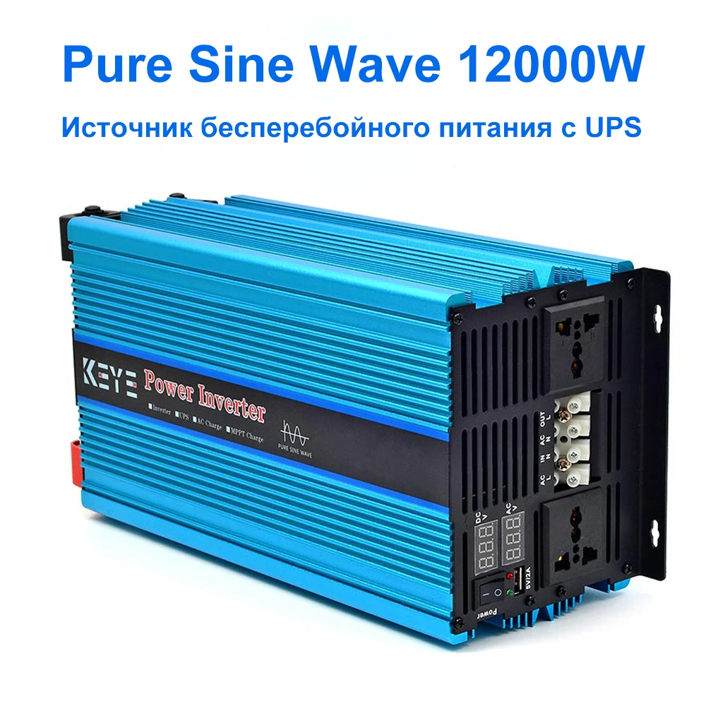 UPS 12V Pure Sine Inverter 220V Pure Sinus Wave Inverter with Battery Charging Uninterruptible Power Supply 220 V to the House
UPS 12V Pure Sine Inverter 220V Pure Sinus Wave Inverter with Battery Charging Uninterruptible Power Supply 220 V to the House