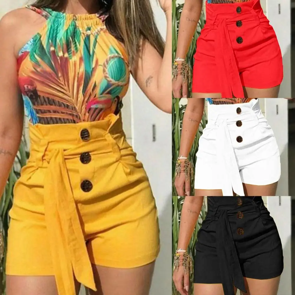 Street Wear Ladies Shorts Lace Up Women Temperament Skinny Shorts Simple Simple Leisure Short Trousers for Outdoor
Street Wear Ladies Shorts Lace Up Women Temperament Skinny Shorts Simple Simple Leisure Short Trousers for Outdoor