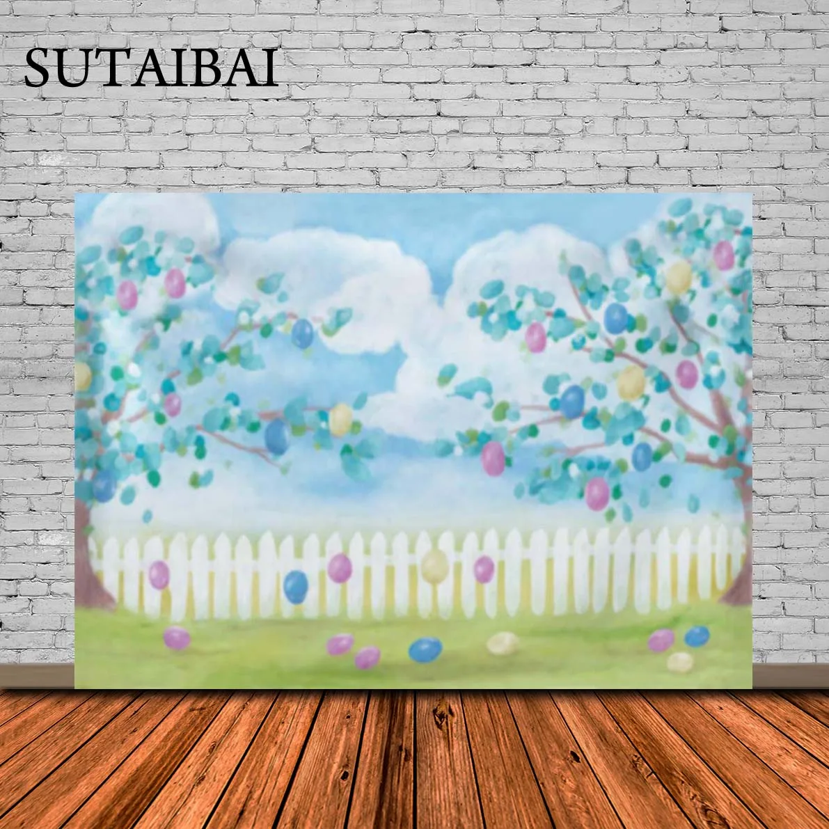 Spring Easter Photography Backdrop Tree Eggs Fence Garden Background Baby Shower Cake Smash Birthday Party Watercolor Decoration
Spring Easter Photography Backdrop Tree Eggs Fence Garden Background Baby Shower Cake Smash Birthday Party Watercolor Decoration