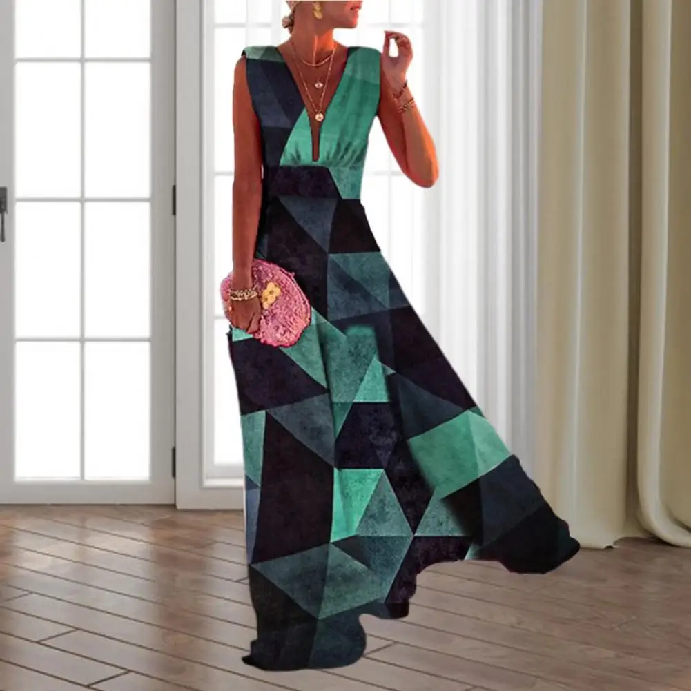 Платье-Макси женское с принтом, модное дышащее элегантное платье с приятным эффектом, одежда во французском стиле, на лето
Платье-Макси женское с принтом, модное дышащее элегантное платье с приятным эффектом, одежда во французском стиле, на лето