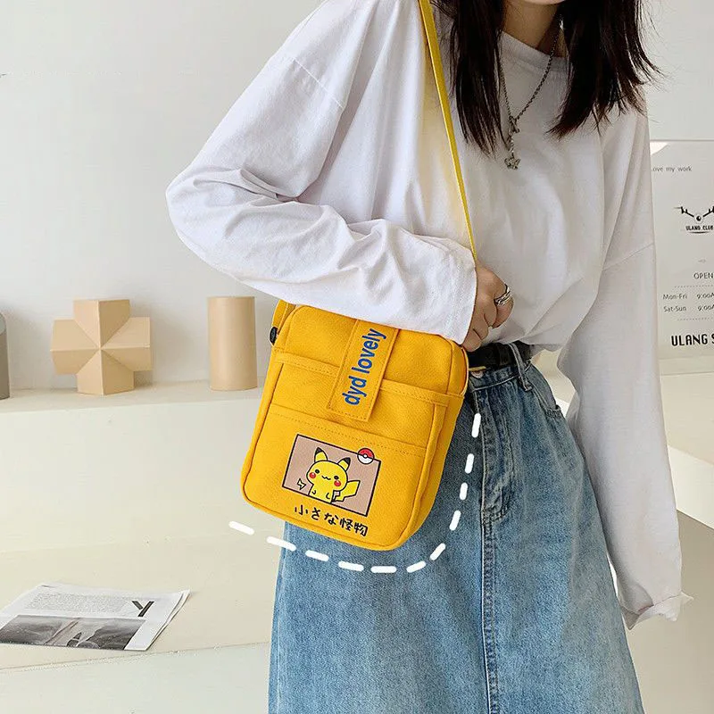 Kawaii Pokemon Korean Ins College Girls Canvas Bag Japanese Students Literature Messenger Bag Cute Pikachu One Shoulder Bag
Kawaii Pokemon Korean Ins College Girls Canvas Bag Japanese Students Literature Messenger Bag Cute Pikachu One Shoulder Bag