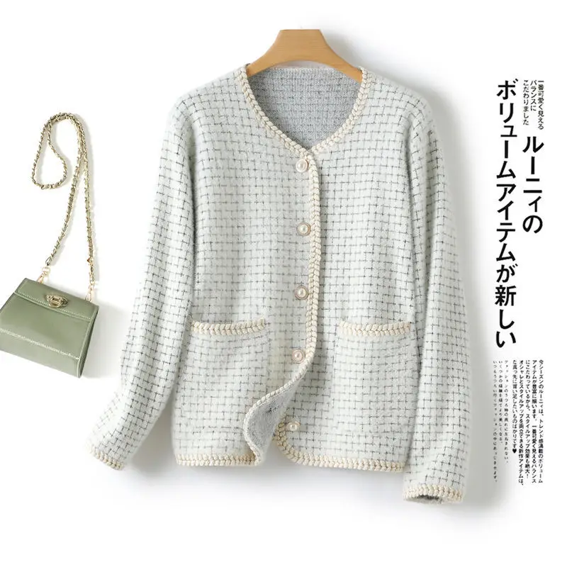 Winter New Fashion Korean Chic Vintage Tweed Woolen Jacket Coat Women Autumn Single Breasted Plaid Tassel Office Lady Outwear
Winter New Fashion Korean Chic Vintage Tweed Woolen Jacket Coat Women Autumn Single Breasted Plaid Tassel Office Lady Outwear