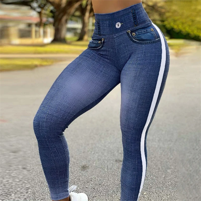 High Waist Peach Hip Lift Fitness Jeans Women 2023 New Stretch Denim Pencil Pants Ligth Blue Washed Slim Skinny Female Trousers
High Waist Peach Hip Lift Fitness Jeans Women 2023 New Stretch Denim Pencil Pants Ligth Blue Washed Slim Skinny Female Trousers
