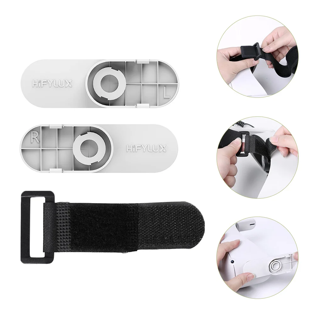 1 Set VR Headset Connector Portable Hook and Loop Audio Strap Adapter VR Accessory Headband Headset Adapter
1 Set VR Headset Connector Portable Hook and Loop Audio Strap Adapter VR Accessory Headband Headset Adapter