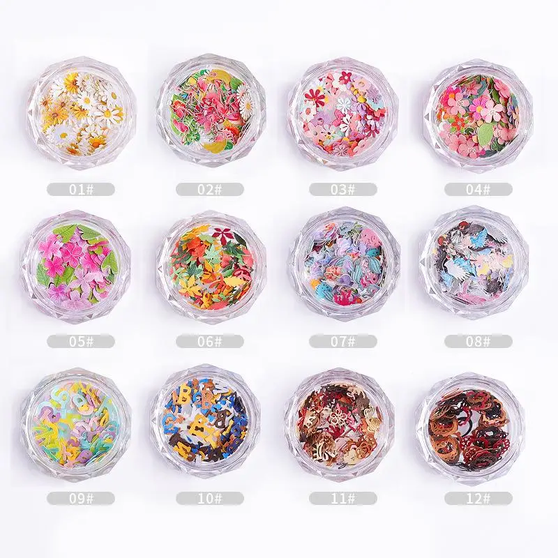 Mix Colors Nail Ornament Flower Animal Alphabet For Nail Art Decorations Mixed Natural Nail Ornaments Accessory
Mix Colors Nail Ornament Flower Animal Alphabet For Nail Art Decorations Mixed Natural Nail Ornaments Accessory