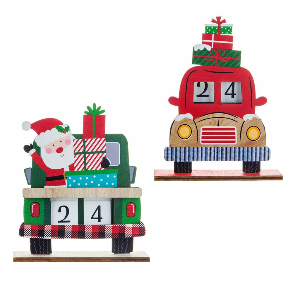 1pc Traditional Christmas Advent Calendar Countdown Car Santa Claus Wooden Ornament Christmas Decor Home Decor Desktop Decor
1pc Traditional Christmas Advent Calendar Countdown Car Santa Claus Wooden Ornament Christmas Decor Home Decor Desktop Decor