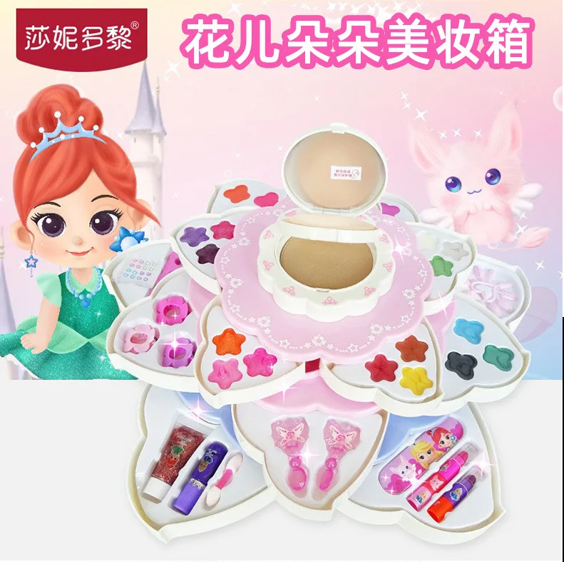 girl cartoon princess flower blossoming beauty makeup box three layers girl birthday gift play house children's cosmetics
girl cartoon princess flower blossoming beauty makeup box three layers girl birthday gift play house children's cosmetics