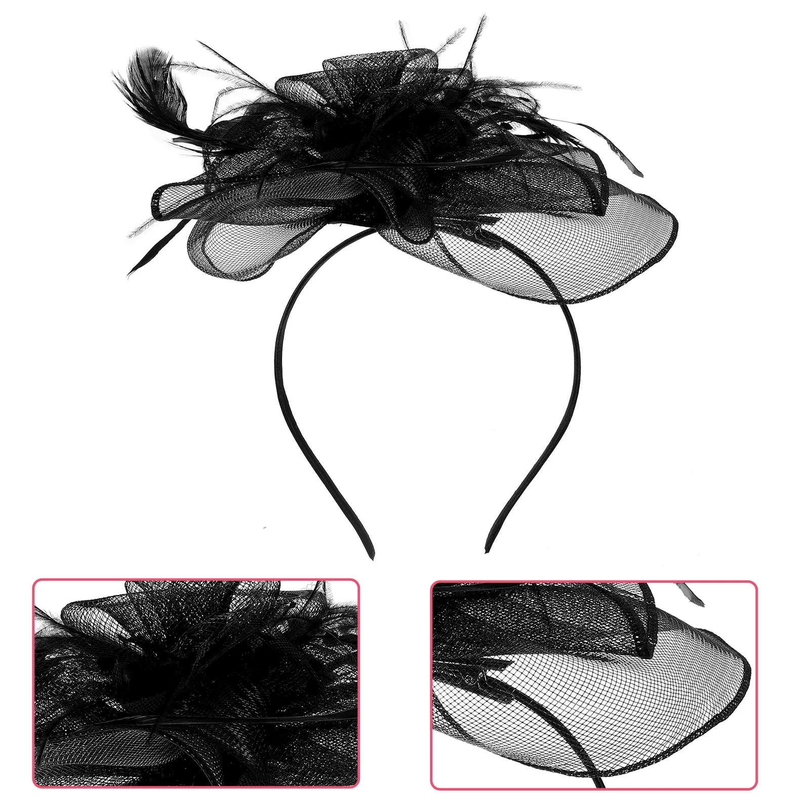 Mesh Headdress Fascinator Hair Clip Headpiece Wedding Decorative Tea Party Barrettes Accessories Girls Headbands
Mesh Headdress Fascinator Hair Clip Headpiece Wedding Decorative Tea Party Barrettes Accessories Girls Headbands