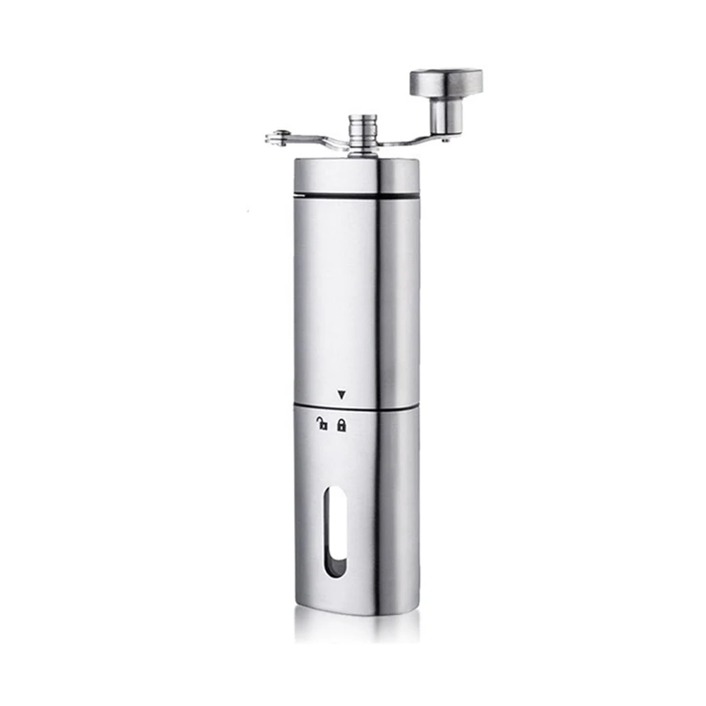 Manual Coffee Grinder Stainless Steel Hand Coffee Grinder Adjustable Setting Ceramic Burr No Power Grinder for Espresso Herb Nut
Manual Coffee Grinder Stainless Steel Hand Coffee Grinder Adjustable Setting Ceramic Burr No Power Grinder for Espresso Herb Nut
