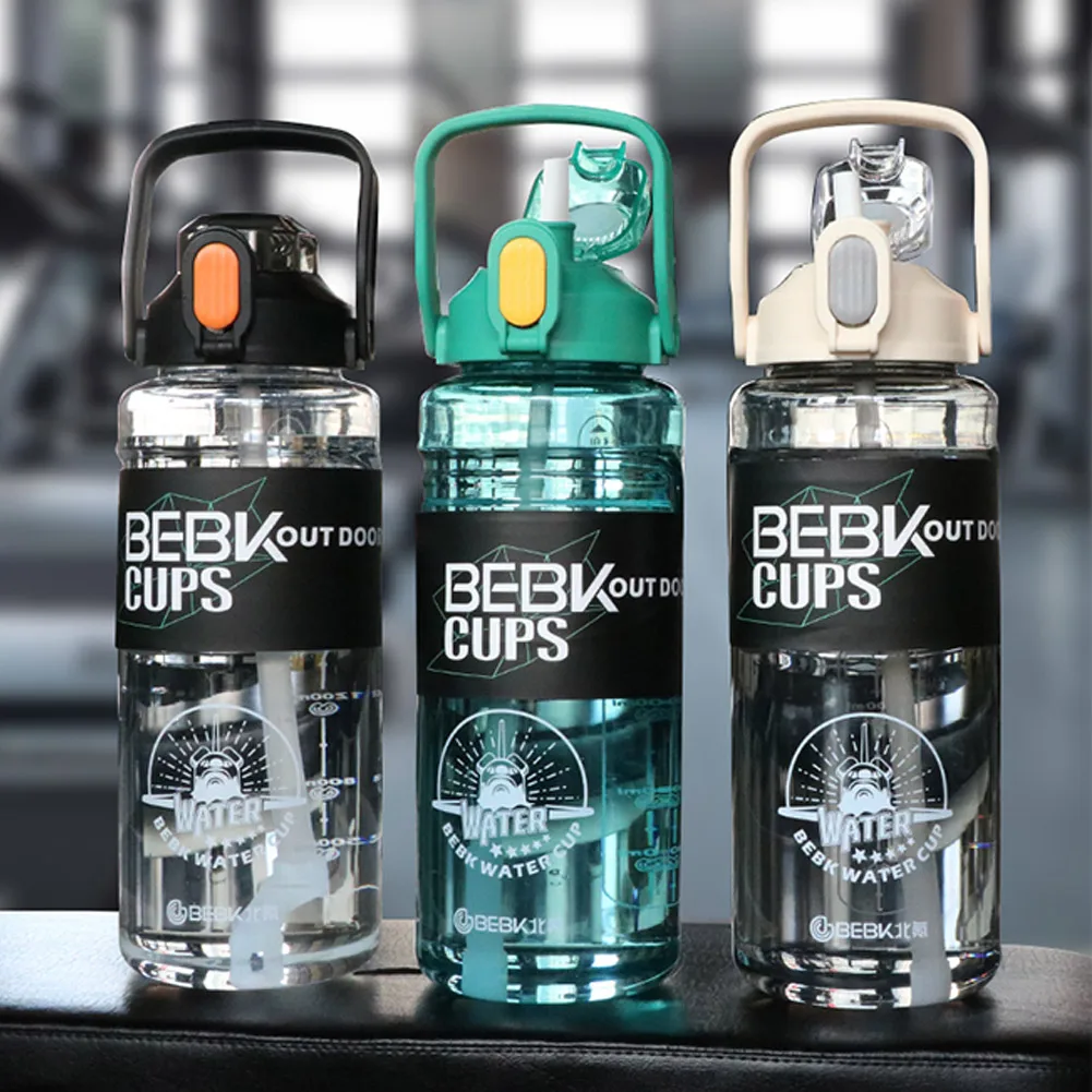 1500/2100/3000mL Water Bottle With Bounce Cover Leakproof Cup For Outdoor Fitness Sport Large-capacity Water Plastic Cup Kettle
1500/2100/3000mL Water Bottle With Bounce Cover Leakproof Cup For Outdoor Fitness Sport Large-capacity Water Plastic Cup Kettle