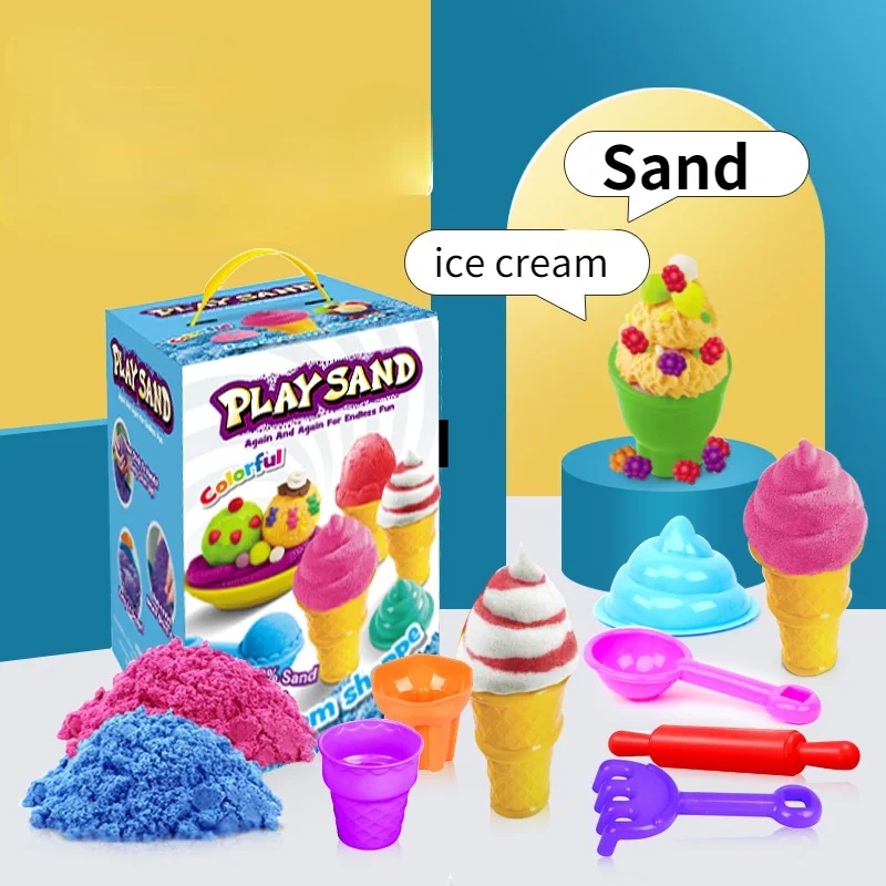 Yuluch Color Sand Toy Magic Slime Space Sand Clay with Castle Modeling Tools Educational Play Toys ak351
Yuluch Color Sand Toy Magic Slime Space Sand Clay with Castle Modeling Tools Educational Play Toys ak351