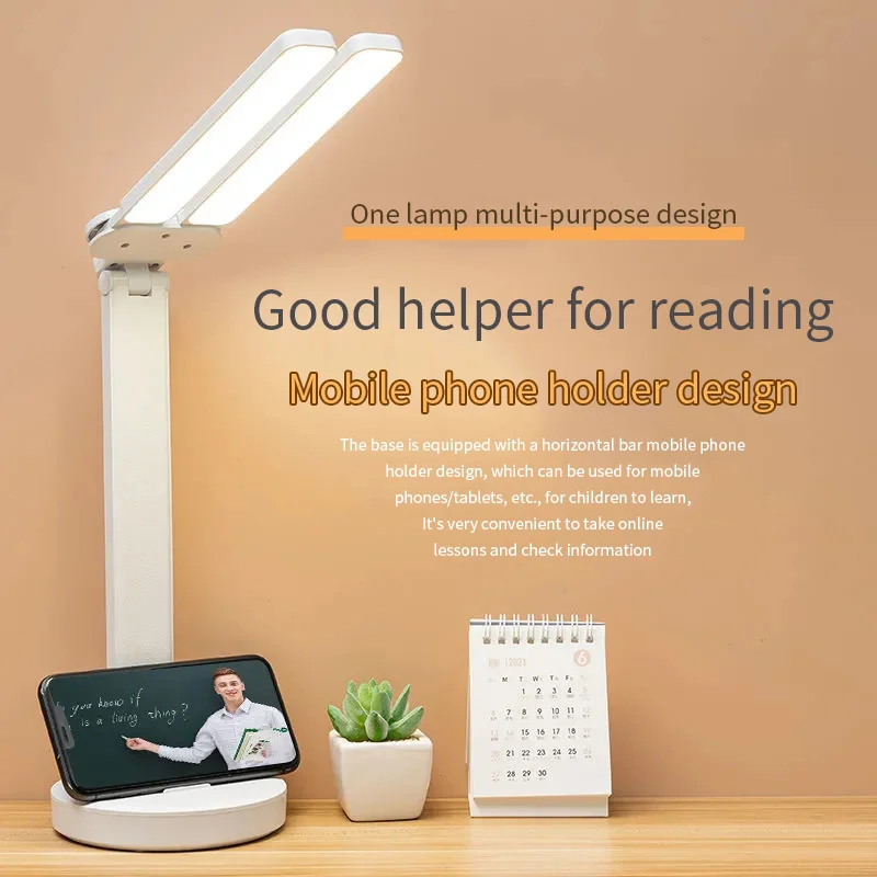 LED Table Lamp Stepless Dimming USB Rechargeable Led Desk Lamp Office Study Eye Protection Reading Light Table Light for Bedroom
LED Table Lamp Stepless Dimming USB Rechargeable Led Desk Lamp Office Study Eye Protection Reading Light Table Light for Bedroom